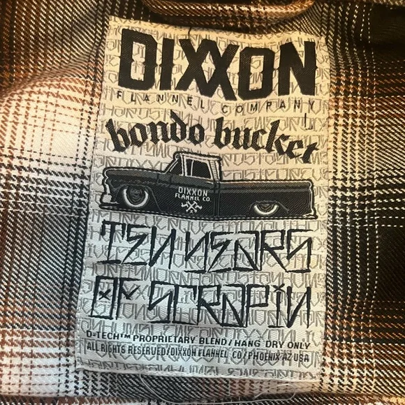Dixxon Bondo Bucket Flannel. Women’s Large - Picture 6 of 6